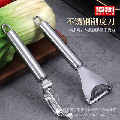 Factory direct thickened stainless steel fruit peeler - triangular bow-shaped vegetable peeler - kitchen gadget set for home use