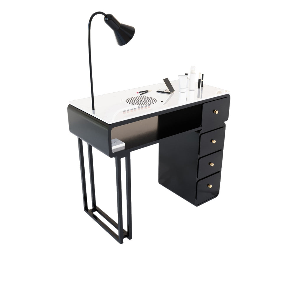 Manufacturer's new arrival: extra-wide 45cm nail salon table and chair set - multifunctional nail technician workstation for women
