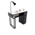 Manufacturer's new arrival: extra-wide 45cm nail salon table and chair set - multifunctional nail technician workstation for women