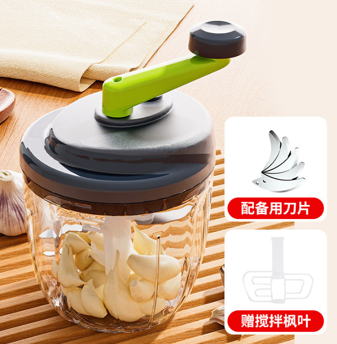 Garlic crusher - manual garlic masher, garlic chopper, garlic grinder, garlic slicer, garlic mincer, garlic & ginger crusher