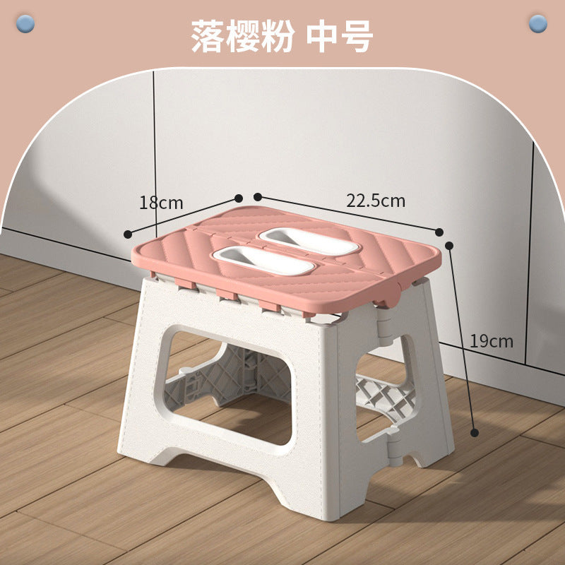 Foldable stool, thickened adult chair, portable home & outdoor camping chair, handheld durable student chair