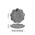 Insaccessible luxury ceramic western food plate scandinavian relief restaurant for home steak plate fruit dessert plate model room plate