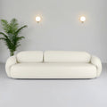 Cream style cat scratching leather sofa for home small apartment beauty salon clothing store reception negotiation rest area modern casual