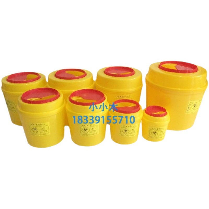 Dental Sharp Box, Round Sharp Box, Medical Sharp Box Sharp Box Hospital Disposable Trash Can