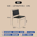 Vintage bauhaus dining chair - nordic designer style, premium home study chair, cafe upholstered backrest chair