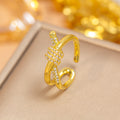 J17 gold-knot ring