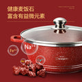 Royaldessini10pcs non-stick aluminum pot soup pot frying pan kitchen utensils one pot non-stick large pot with lid