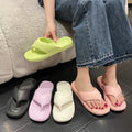 Inscasual flip-flops for women summeroutwear indoor soft bottomnon-slip beach flip-flops eva sandals trendy