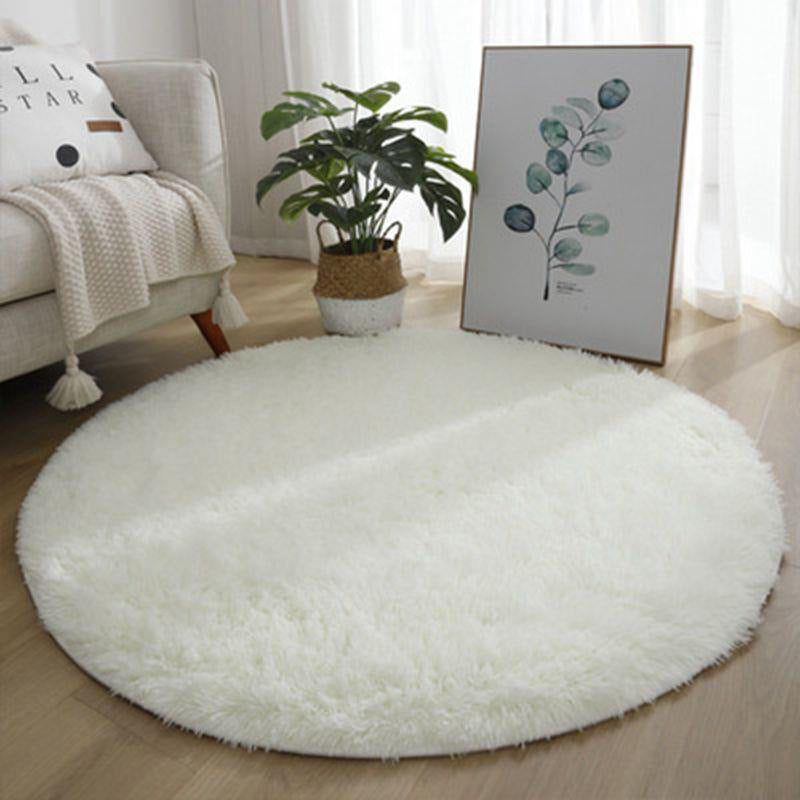 Round silk wool carpet study living room coffee table mat bedroom bedside blanket stuffed hanging basket rocking chair computer chair floor mat