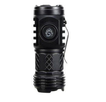 Cross-border new multi-function strong light flashlight remote shooting plastic LED portable mini charging digital display magnetic small flashlight