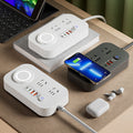 Smart wireless charging socket with multi-function usb super charging 60w power strip, type-c, for office and dorm use