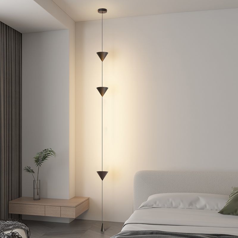 Time hourglass floor lamp living room sofa background wall decoration atmosphere light creative minimalist bedroom bedside small chandelier