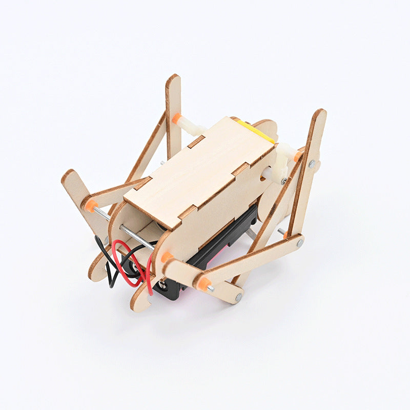Mechanical dog Children's handmade invention Bionic electric quadruped robot Scientific experiment Technology Small production Recommended new