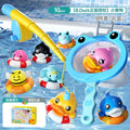Infant & toddler bath toys - duck, penguin, frog & more! - water play, shower fun, swimming & magnetic fishing