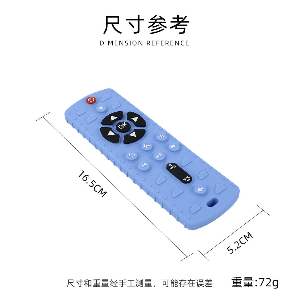 Cross-border silicone toothpaste remote control toothpaste soothing anti-eating hand artifact baby food grade boiled baby toothpaste