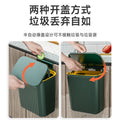 Kitchen trash can wall-mounted for home with lid flip-top cabinet door kitchen waste special bathroom toilet large storage