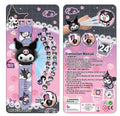 Sanrio 24-image projection doll mask with flip-top digital watch kuromi star dew melody jade dog