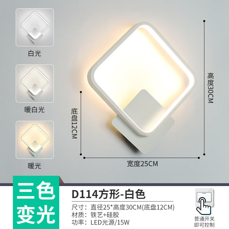 The whole network low-cost led corridor aisle entrance light new Nordic stairs balcony bedroom bedside background wall wall lamp