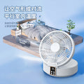 Foldable fan usb rechargeable desktop mini remote control electric for home cycle air conditioning fan rechargeable electric fan foldable