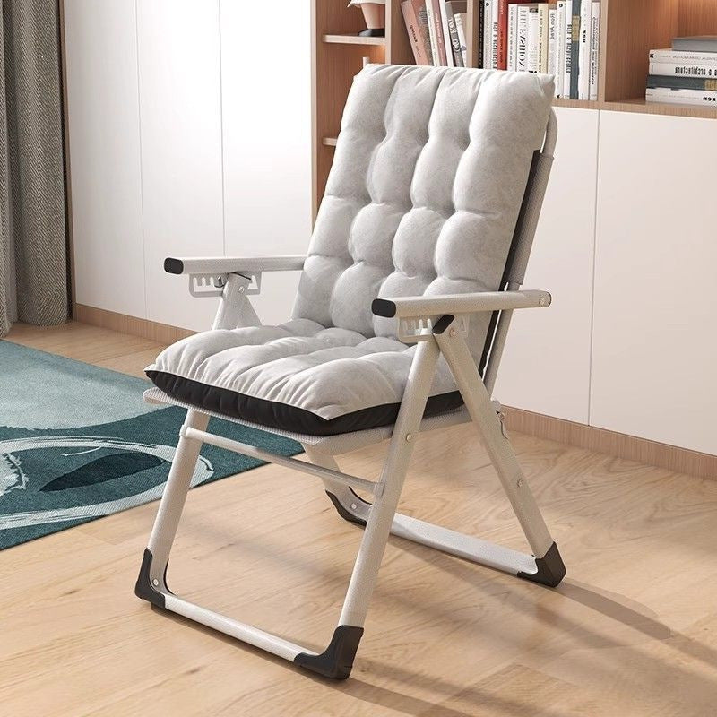 Office recliner folding chair for nap time - home use, elderly nap, reclining backrest, outdoor lazy lounger, casual sleeping chair