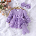 Children's clothing  cross-border european and american girls rose red long sleeves and socks