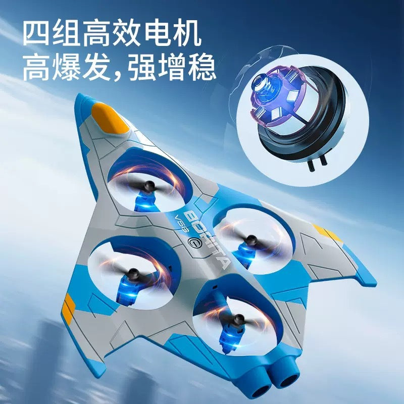 4drc new v56 remote control airplane aerial photography drone - durable, altitude-holding quadcopter for kids - boy's toy