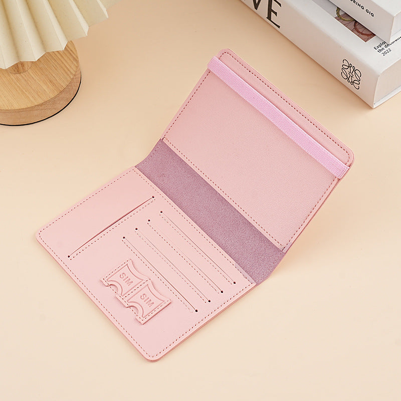 Spot  hot-selling pu leather passport bag, multi-functional passport holder, passport cover, passport cover.