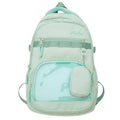 Painful bag girl large capacity school bag new arrivalsweetcute dopamine backpack small hanging bag transparent window wholesale lightweight