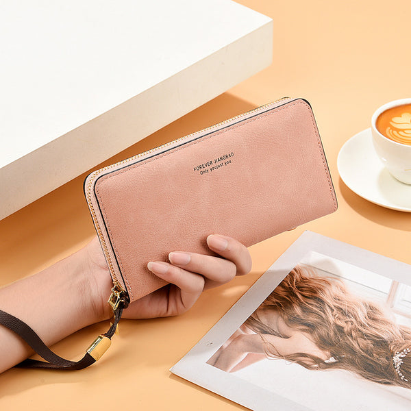 Factory direct sales, women's long wallet, new handbag, multi-function card bag, mobile phone bag, change bag, women's wallet.