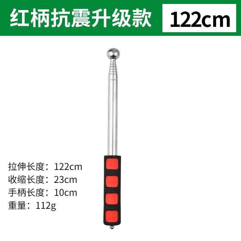 Empty drum hammer inspection tool thickened thickened telescopic professional acceptance suit knocking tile empty drum detection hammer inspection rod