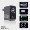 Wow customized 100w gallium nitride charger ai intelligent digital display charging head suitable for notebook mobile phone charger