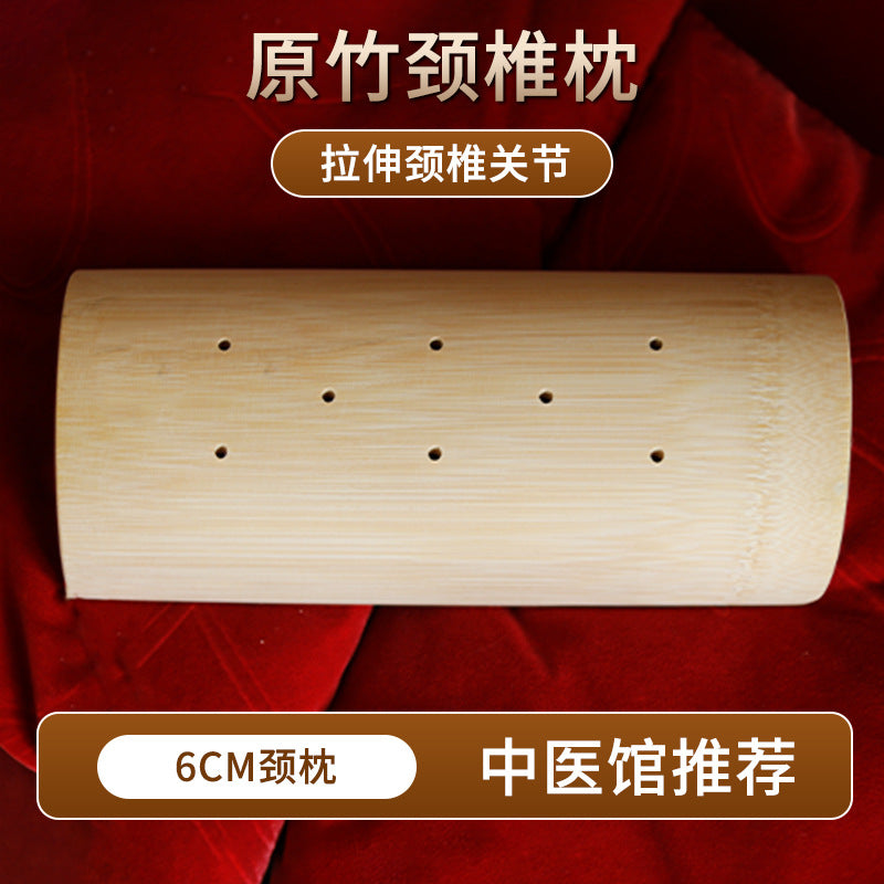 Cervical pillow bamboo fiber cylindrical hard pillow correction neck pillow curvature nerve compression neck shoulder neck breathable side sleeper