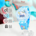 Kids' cartoon light-up watch - marvel spider-man, unicorn, elsa princess - flashing electronic toy watch for boys and girls