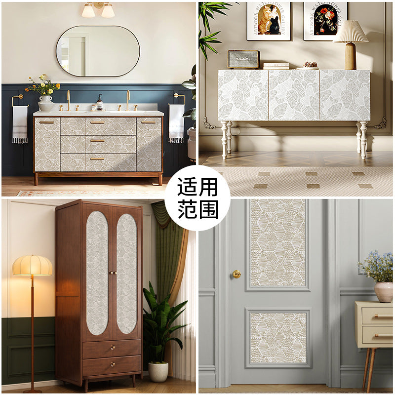 Cross-border fashion personalized brush wallpaper thickened hotel wall decoration wallpaper with glue self-adhesive background wall sticker wholesale