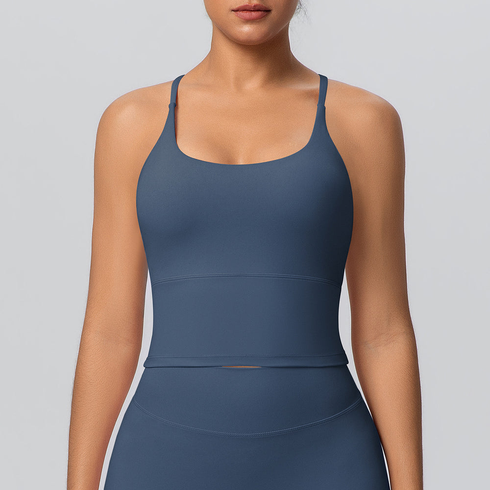 New arrival cross back yoga bra quick-drying cloud-like tight sports topsoutwearcasual running fitness vest