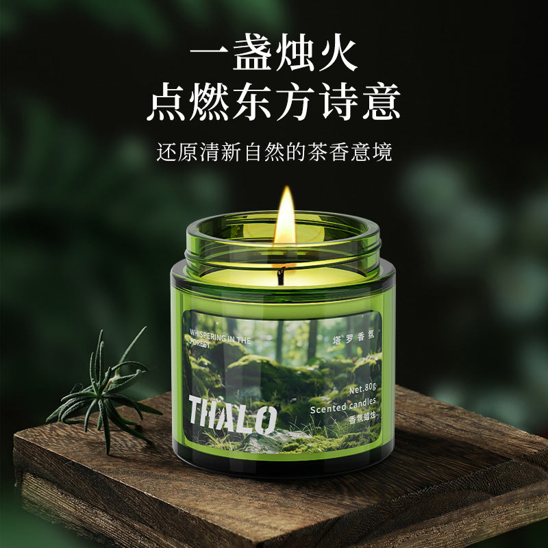 Aromatherapy for home fresh tea scented candle fragrance indoor long-lasting fragrance new solid balm classy quality wholesale