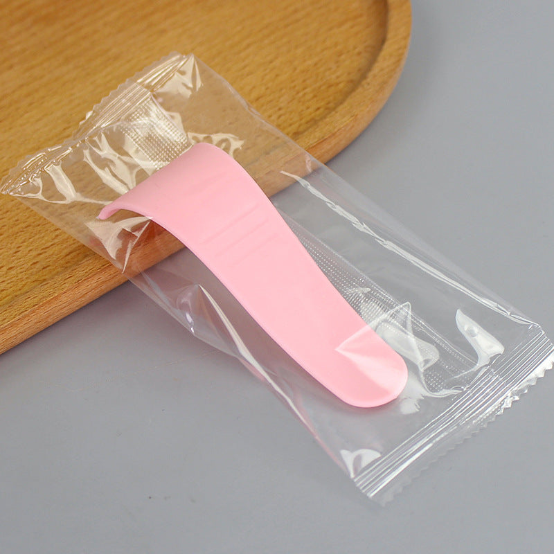Beauty hair removal scraper plastic pp scraper scraper shaving board to remove armpit hair s curved curved rod spoon individually packaged