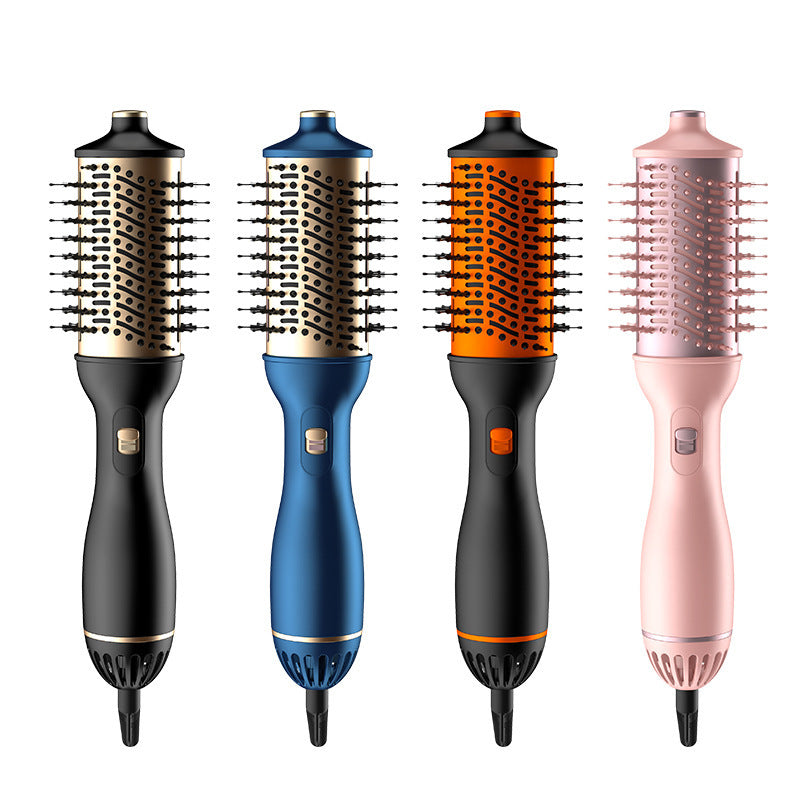 Cross-border  new product multi-functional straight hair comb, hair dryer comb, hot air comb, curling iron, four-in-one straight roll dual-purpose.