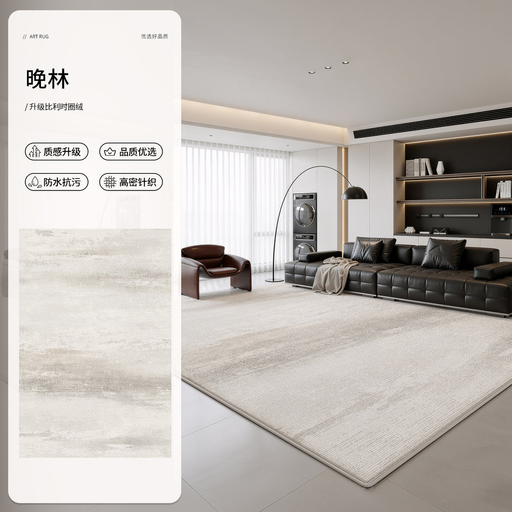 Italian minimalist carpet living room new arrival modern casualaccessible luxuryclassy waterproof and anti-fouling for home bedroom bedside blanket