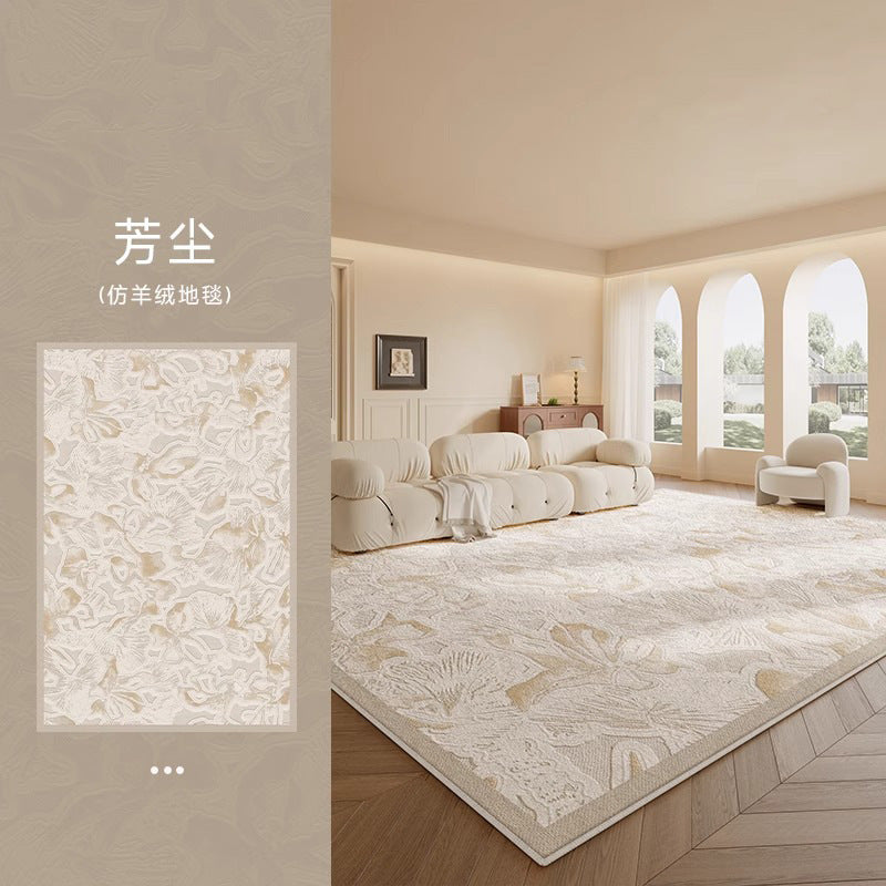 Carpet living room bedroom new arrival bedside room no-wash, wipeable, no-maintenance classy sofa coffee table full floor mat
