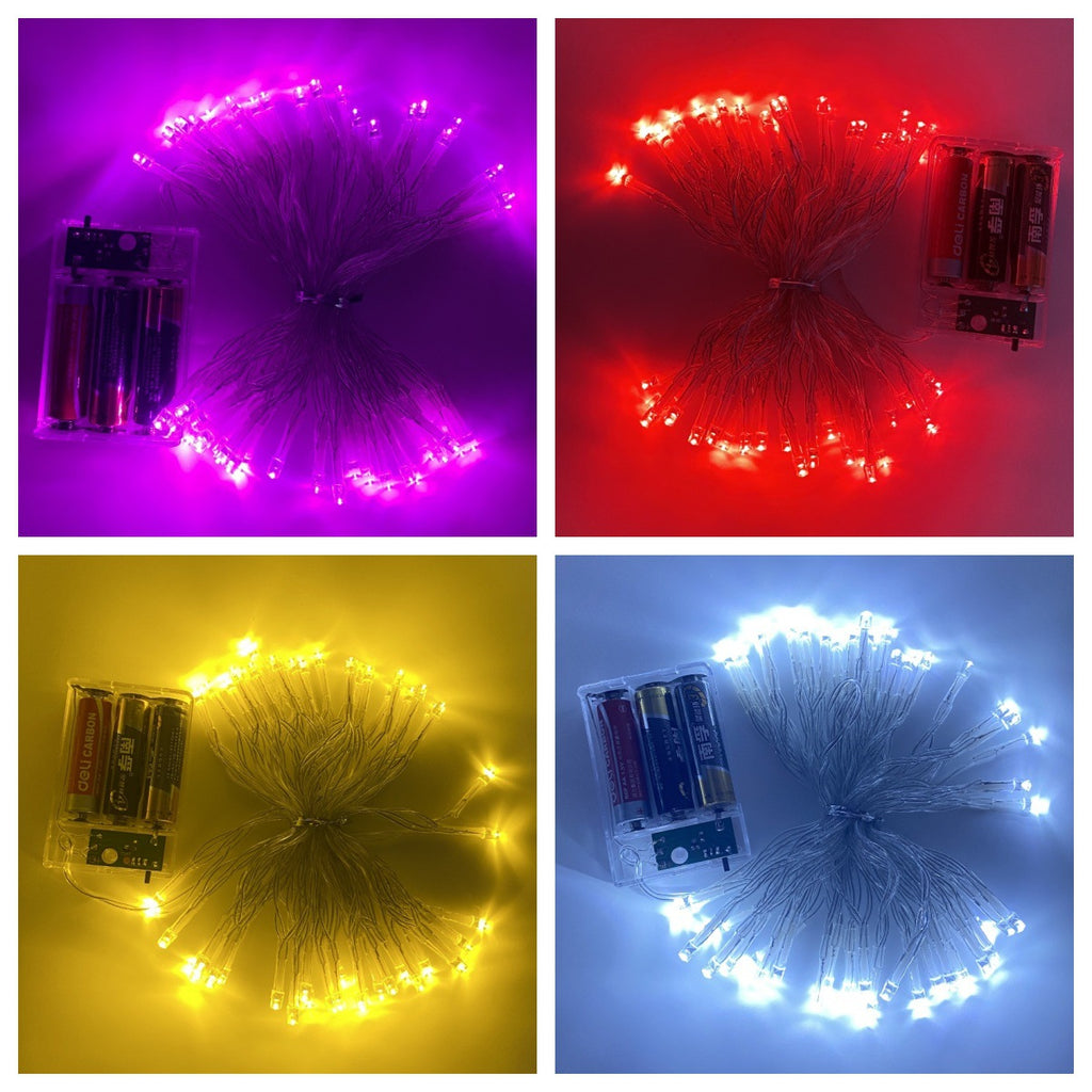 USB Battery Box String Light LED Fairy Light String Furniture Crafts Arrangement Decorative Battery Box 8 Mode LED String Light