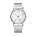 New arrival: women's casual fashion mesh strap heart-shaped watch - wholesale direct from manufacturer