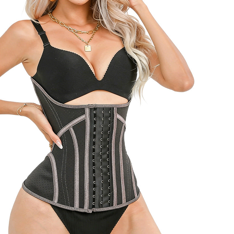 hot-selling plus size abdominal belt postpartum abdominal belt bodysuit shaping double-layer reinforced girdle belt body shaping garment