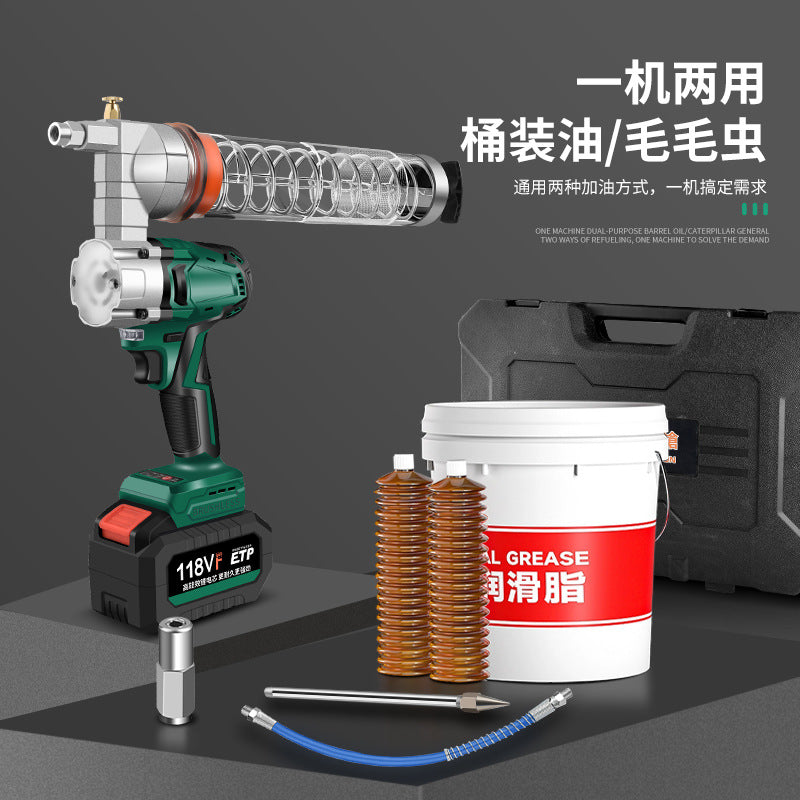 Baolian electric grease gun excavator special new 24v rechargeable lithium battery fully automatic high pressure caterpillar new type
