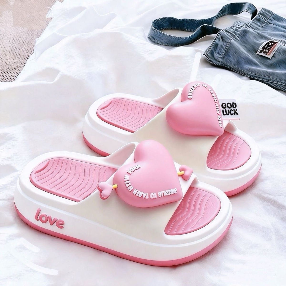 Super outdoor women's indoor slippers wear women's red slippers 2026 cool indoor net fire bathroom summer home slippers new
