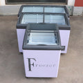 Small ice cream cabinet display freezer glass door mini arc refrigerated and frozen small refrigerator glass cover ice cream cabinet