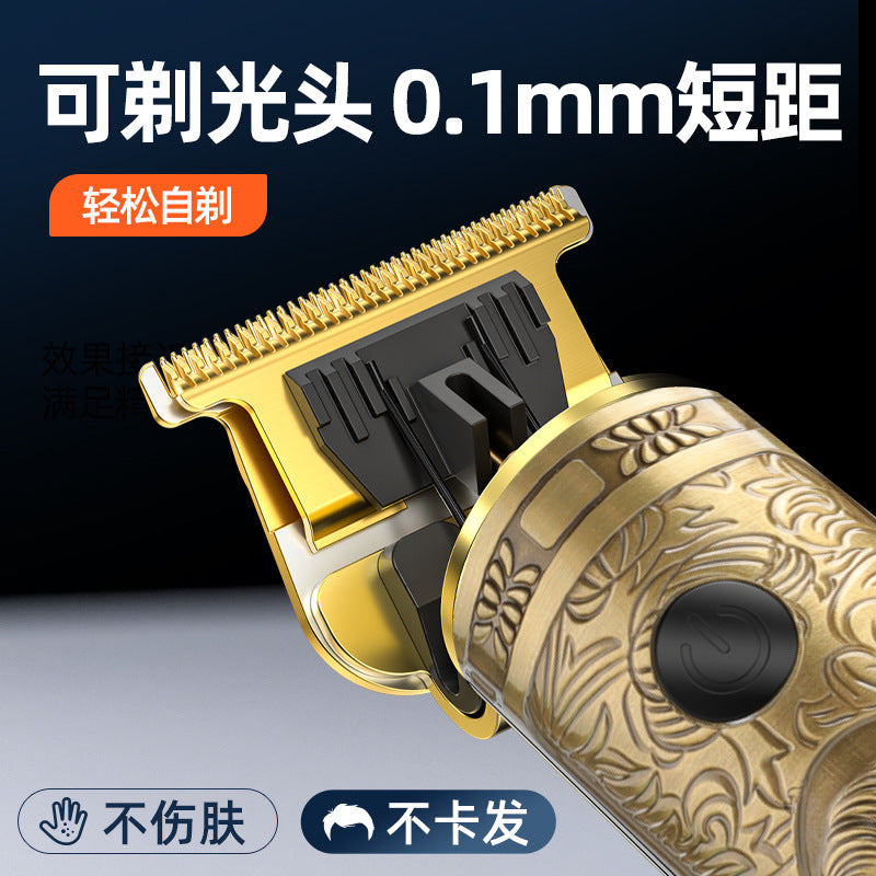 New arrivalfor homeengraving electric hairdresser digital display oil head shaving hair clipper washable for home hairdressing hair clipper