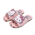 Vancahao slippers  summer new girls' fashion cartoon cat sandals & slides - big kids' indoor/outdoor flip-flops