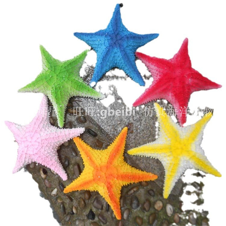 Simulation resin starfish pentagram shell simulation marine life home improvement creative starfish tropical fish starfish