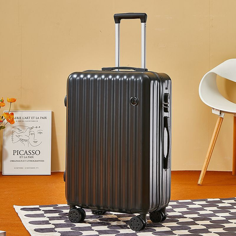 Simple luggage student pull rod box password box universal wheel leather box ins large capacity suitcase